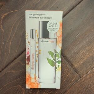 Clinique Happy Gift Set — White with Orange Accents